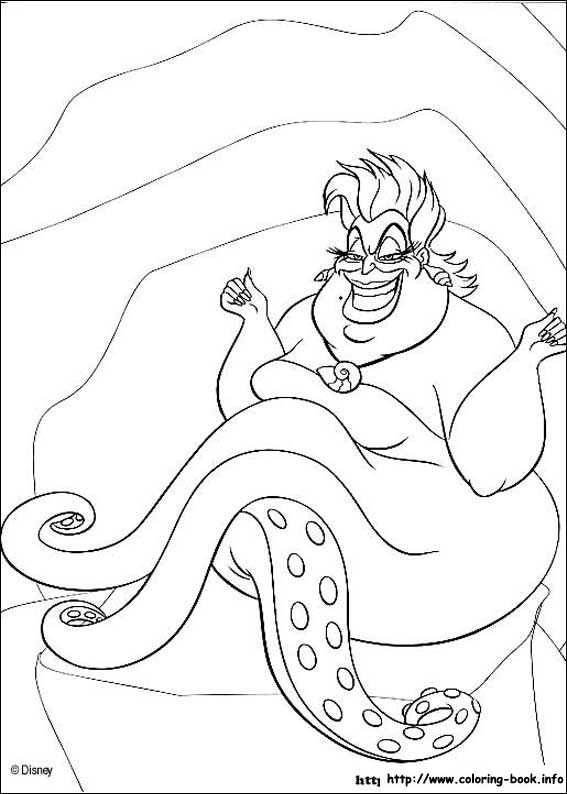 The Little Mermaid coloring picture